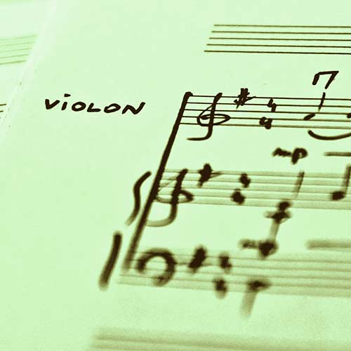 Arrangements et transcriptions violon