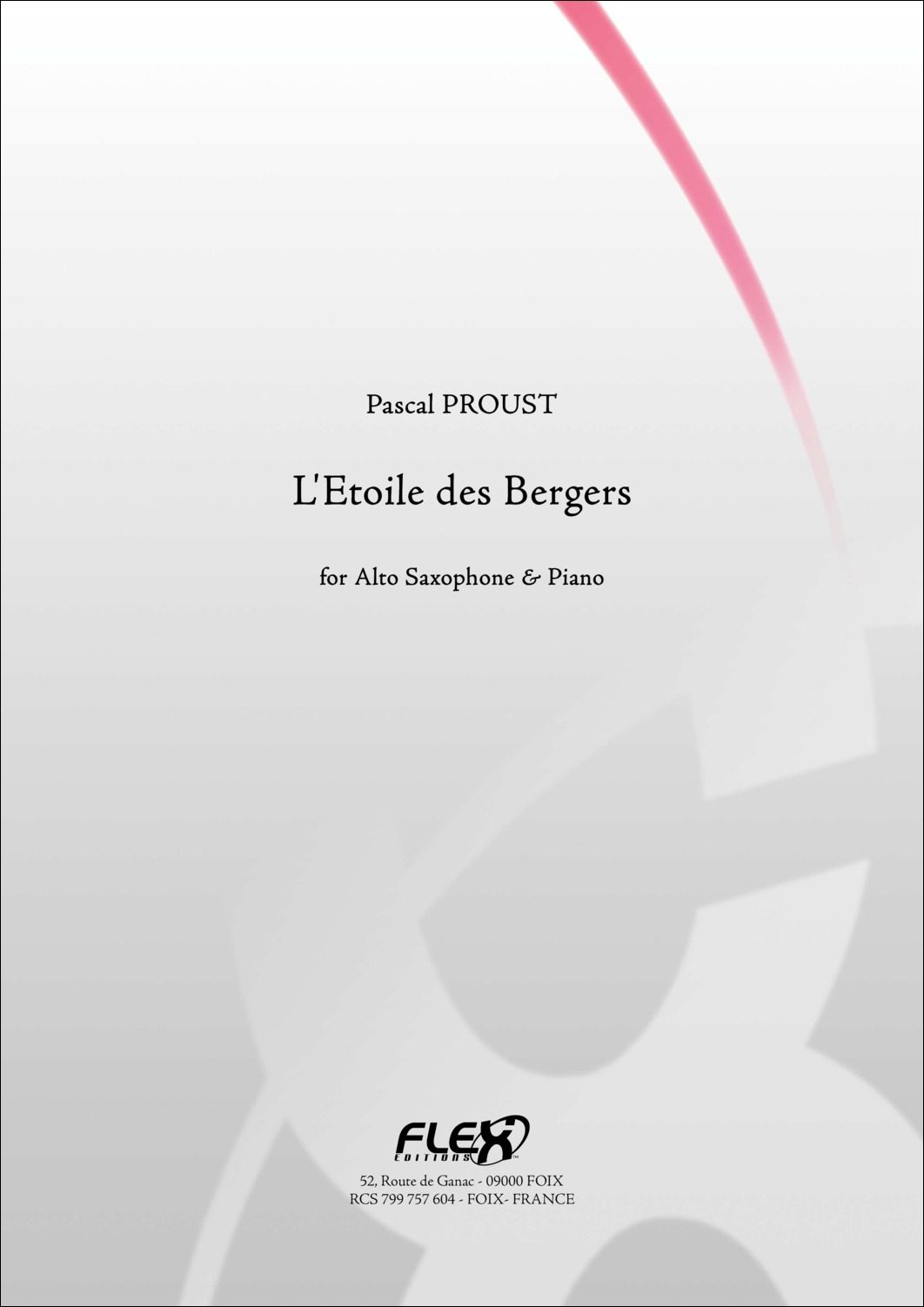 L'ETOILE DES BERGERS saxophone alto et saxophone ténor