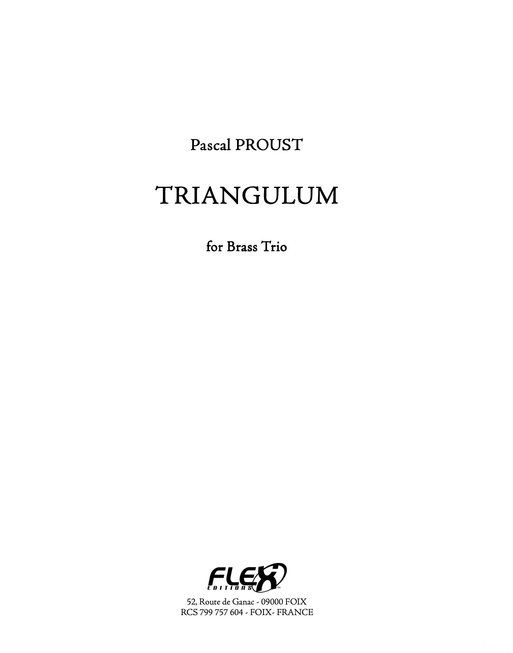 TRIANGULUM trio de cuivres